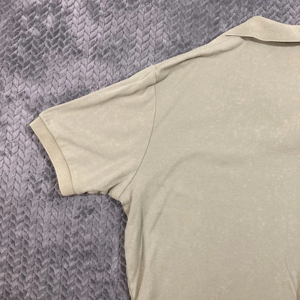 Polo Ralph Lauren Polo Shirt Mens L Classic Sage Green Embroidered Flesh Pony